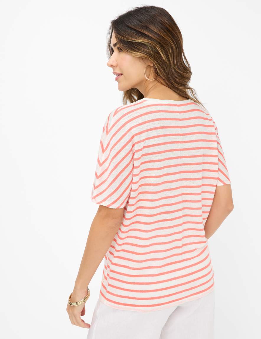 Eurex By Brax Women's Fashion T-shirts Style CAELEN Light Red