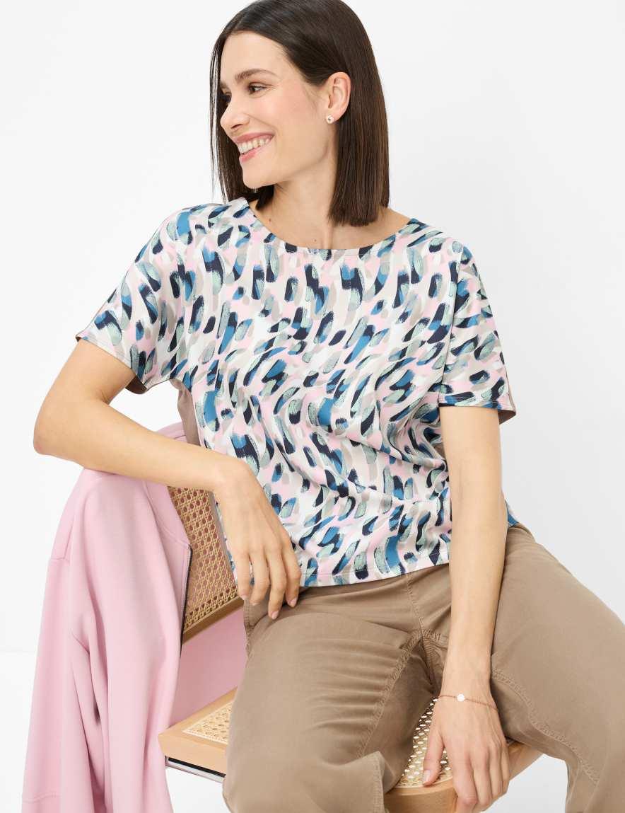 Eurex By Brax Women's Fashion T-shirts Style CAELEN Multicolored