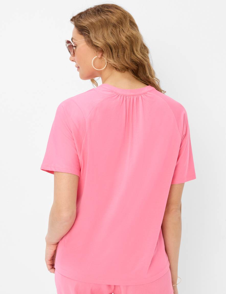 Eurex By Brax Women's Fashion T-shirts Style CAELEN Pink ➜ - Buy At Brax