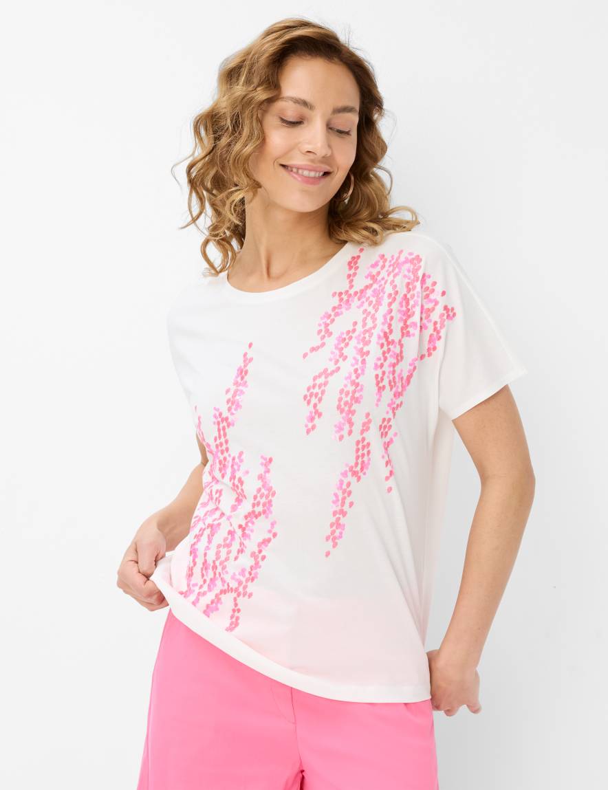 eurex by brax Women's fashion T-shirts Style CAELEN Pink ➜ - buy at Brax