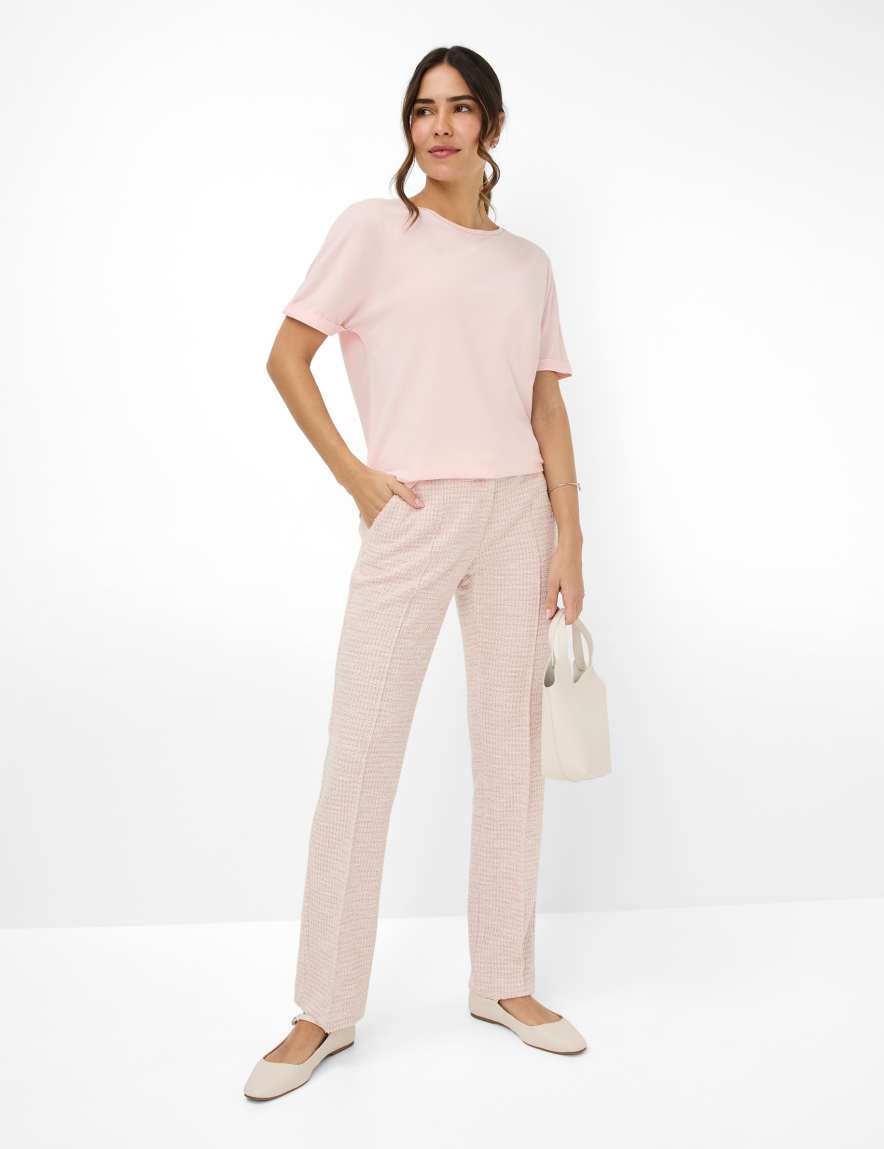 Eurex By Brax Women's Fashion T-shirts Style CAELEN Rose ➜ - Buy At Brax