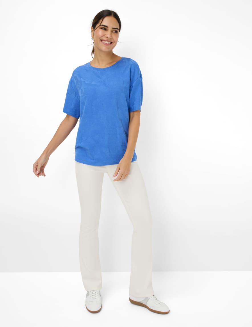 Eurex By Brax Women's Fashion T-shirts Style CALLY Blue ➜ - Buy At Brax