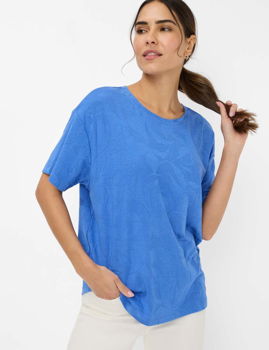eurex by brax Women's fashion T-shirts Style CALLY Blue ➜ - buy at Brax