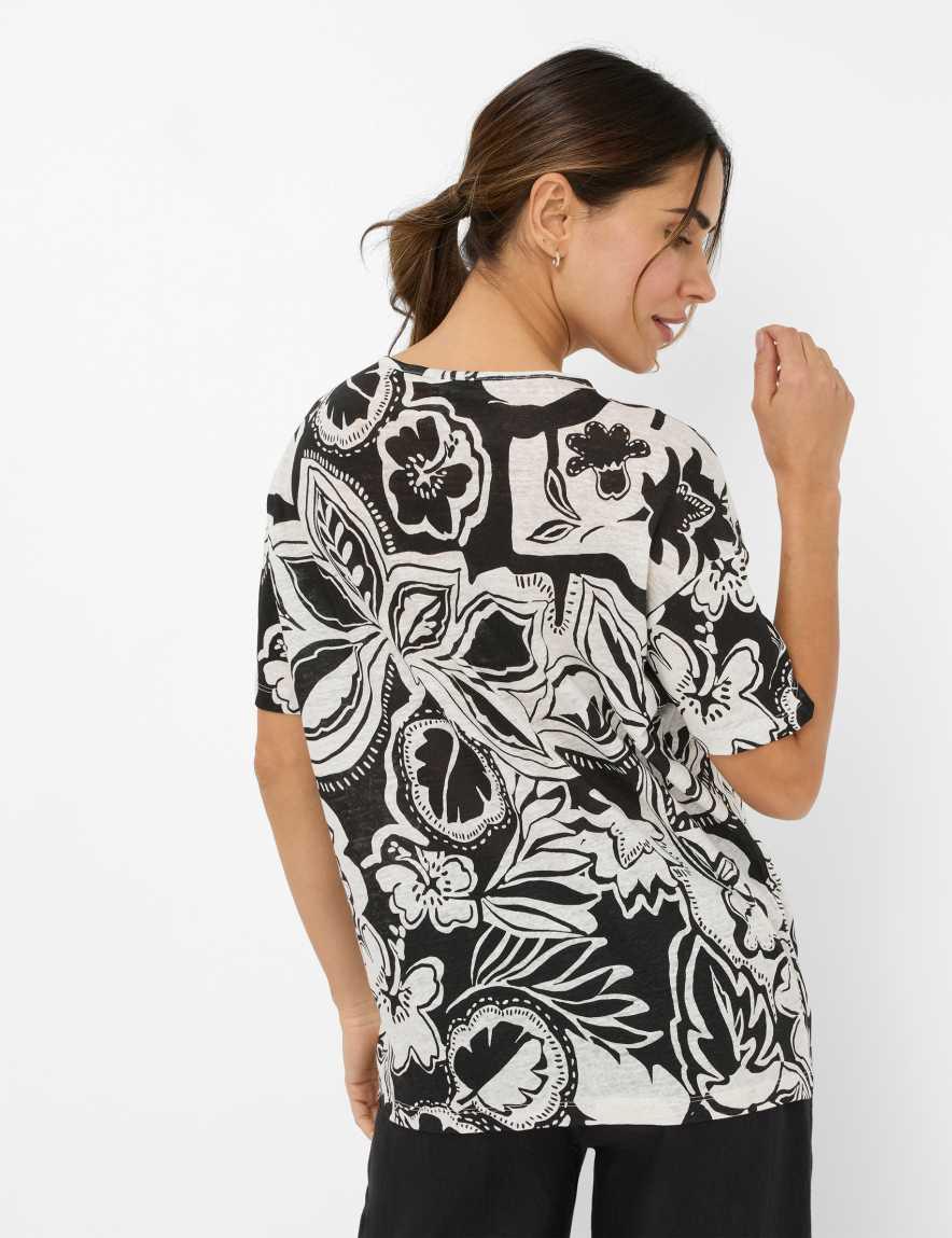 Eurex By Brax Women's Fashion T-shirts Style CANDICE Black