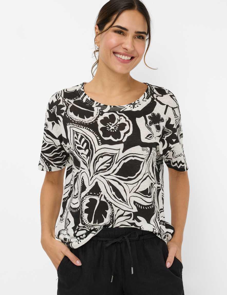 eurex by brax Women's fashion T-shirts Style CANDICE Black