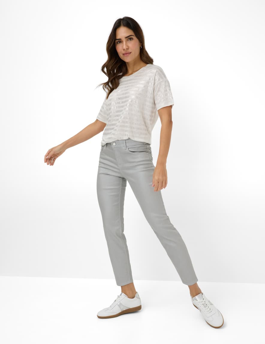 Eurex By Brax Women's Fashion T-shirts Style CANDICE Cream White