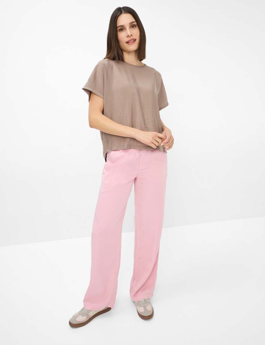 Eurex By Brax Women's Fashion T-shirts Style CARA Light Brown