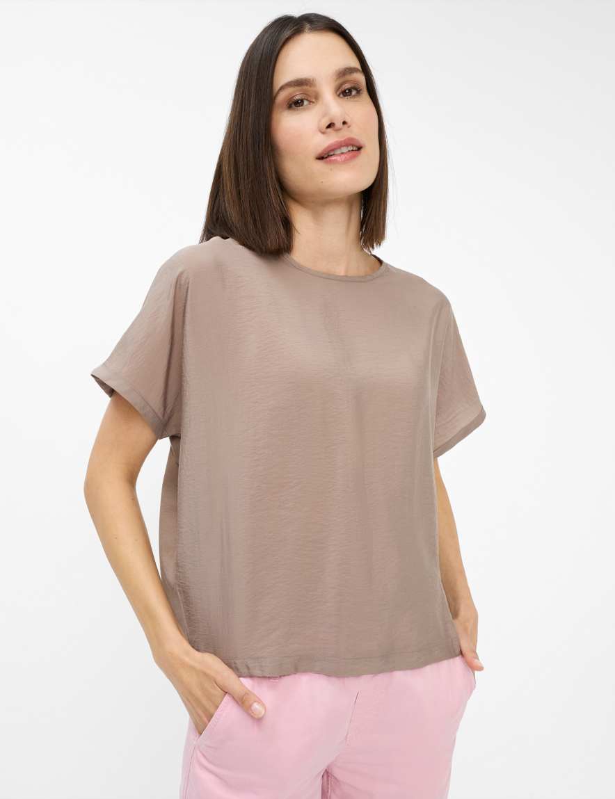 eurex by brax Women's fashion T-shirts Style CARA Light Brown