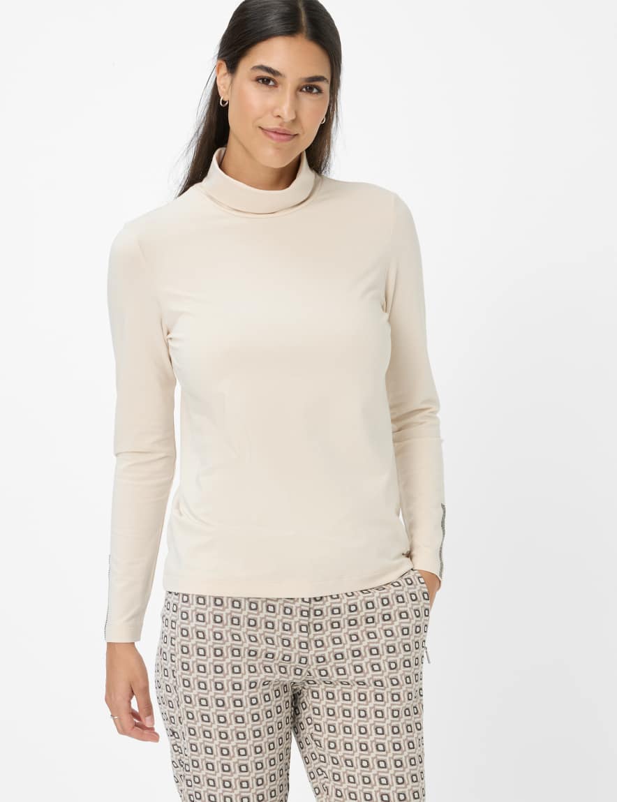 eurex by brax Women's fashion T-shirts Style CARINA L Cream White