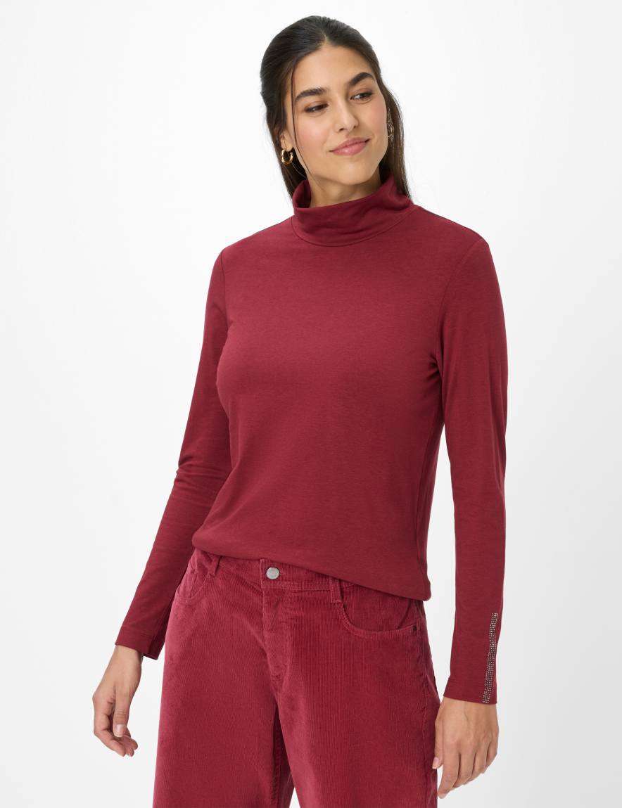 eurex by brax Women's fashion T-shirts Style CARINA L Dark Red