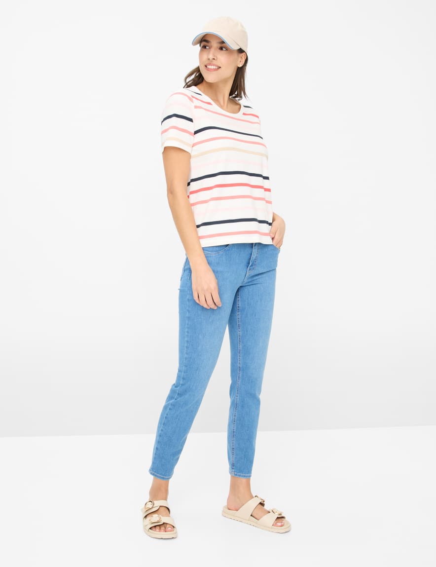 Eurex By Brax Women's Fashion T-shirts Style CARINA Multicolored