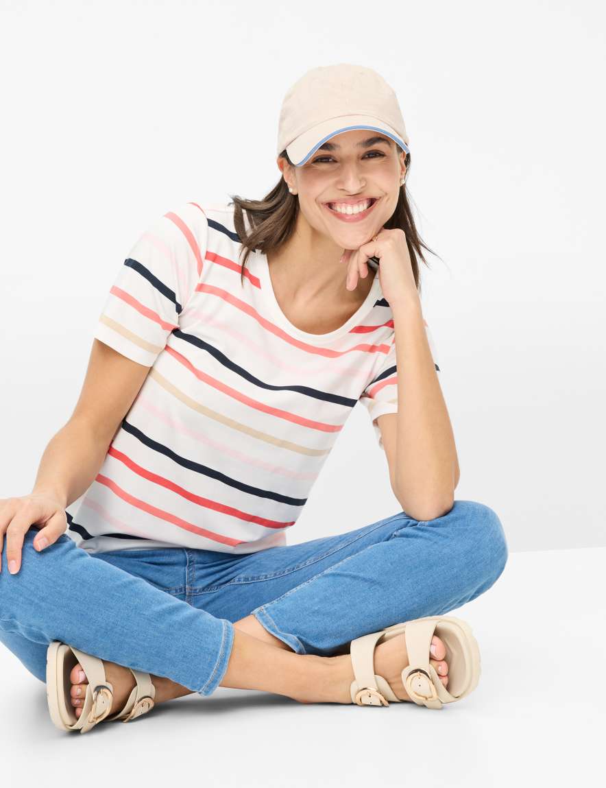 Eurex By Brax Women's Fashion T-shirts Style CARINA Multicolored