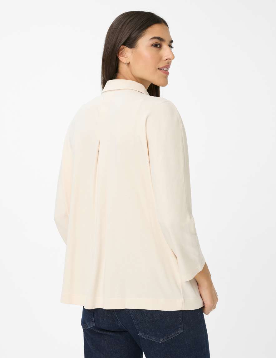 Eurex By Brax Women's Fashion T-shirts Style CELIA M Cream White