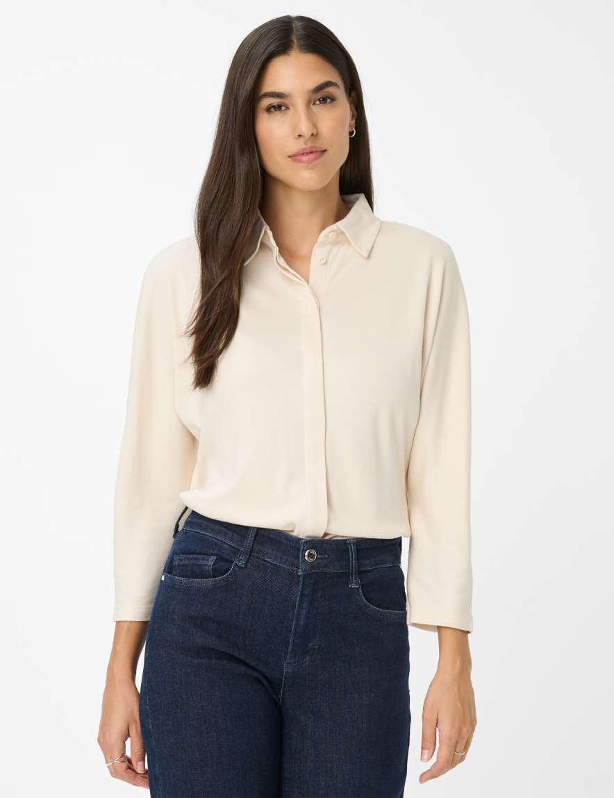 eurex by brax Women's fashion T-shirts Style CELIA M Cream White