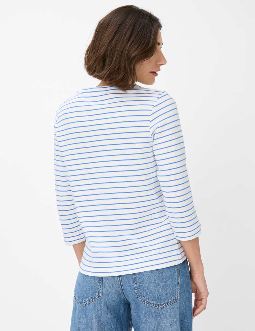 Eurex By Brax Women's Fashion T-shirts Style CIRA Blue ➜ - Buy At Brax