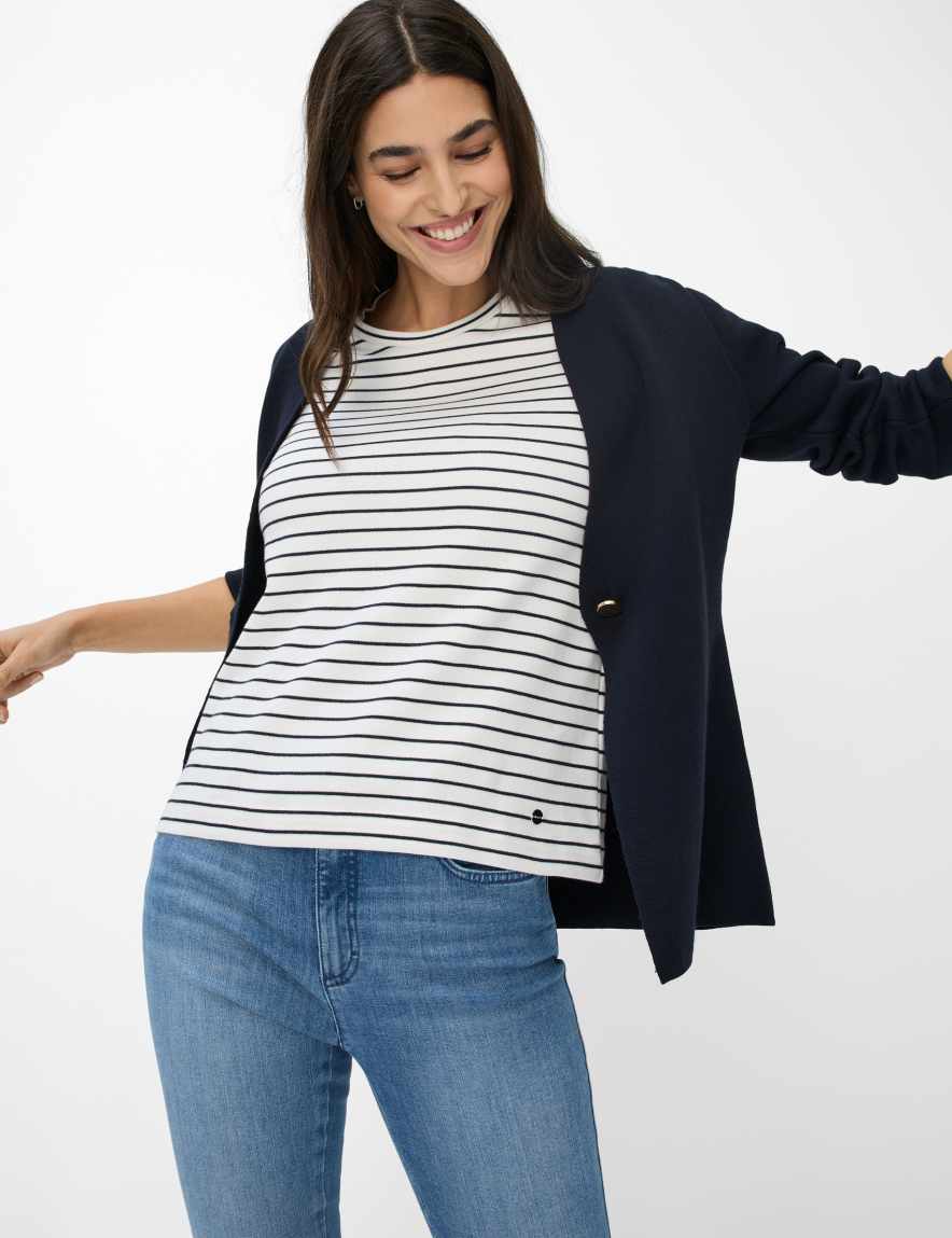 Eurex By Brax Women's Fashion T-shirts Style CIRA Dark Blue