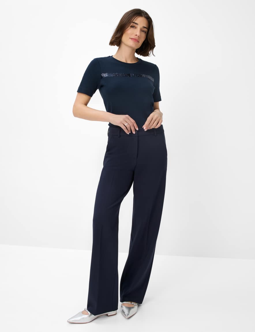 Eurex By Brax Women's Fashion T-shirts Style CIRA Dark Blue