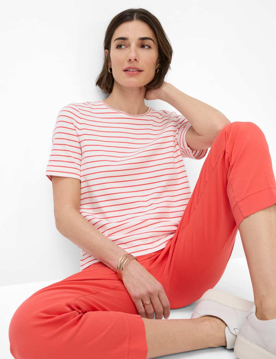 Eurex By Brax Women's Fashion T-shirts Style CIRA Light Red