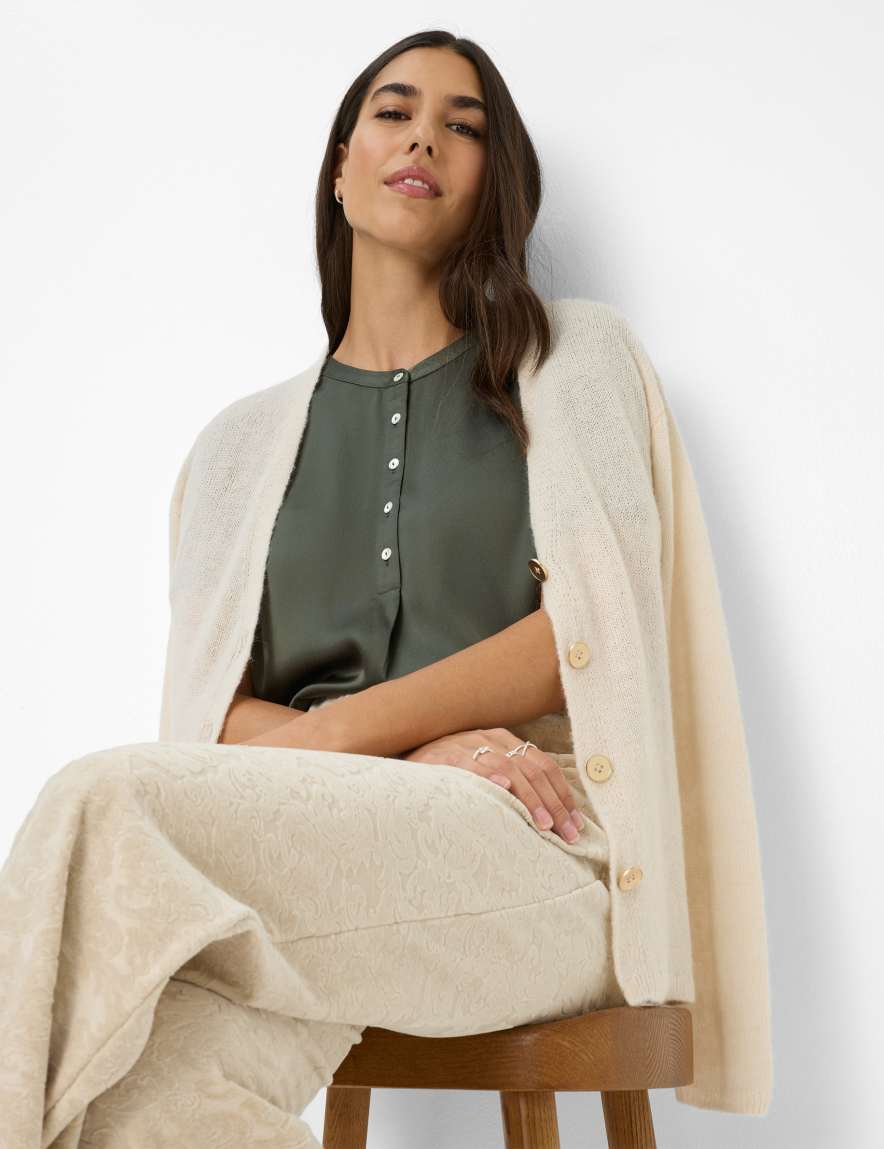 Eurex By Brax Women's Fashion T-shirts Style CLAIRE S Dark Green