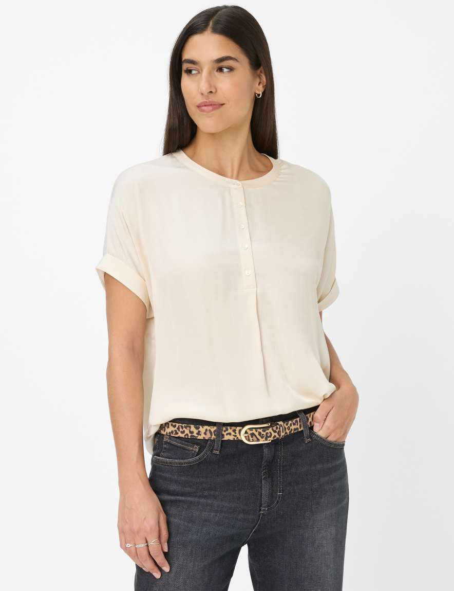 eurex by brax Women's fashion T-shirts Style CLAIRE S Light Beige