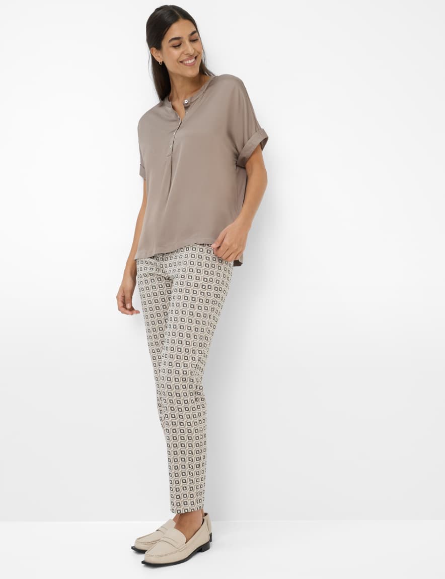 Eurex By Brax Women's Fashion T-shirts Style CLAIRE S Light Brown