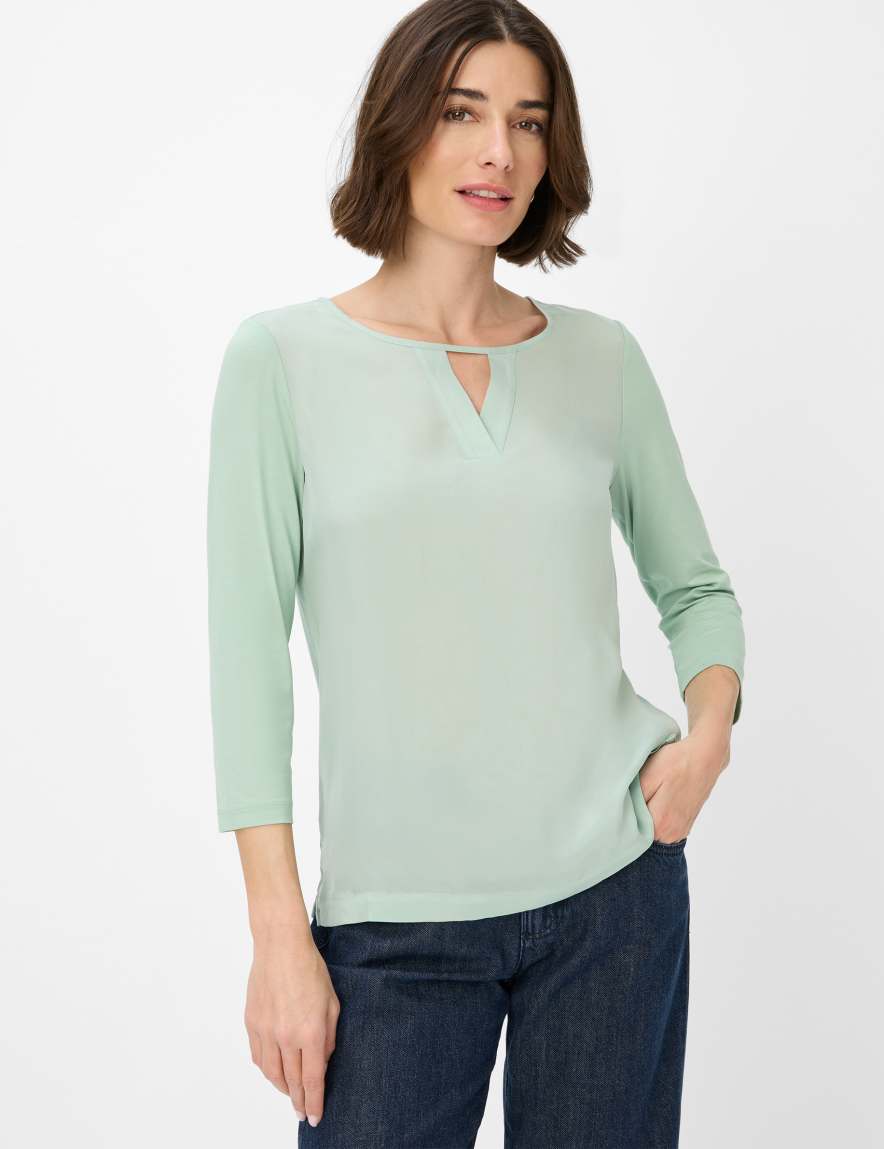 eurex by brax Women's fashion T-shirts Style CLARISSA Light Green