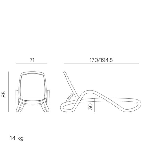Europa Leisure Alfa Lounger (4 Colours) - Europa Leisure (UK)