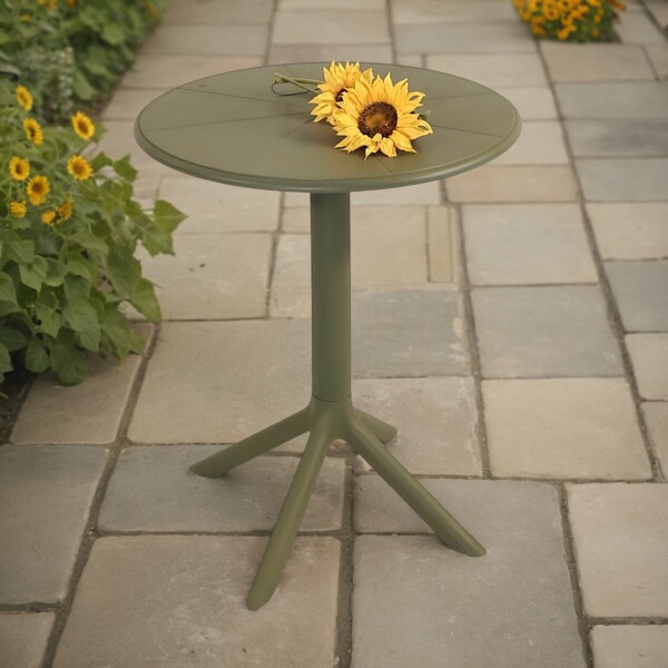 europa leisure Anders bistro table in Avocado Green - Europa Leisure (UK)