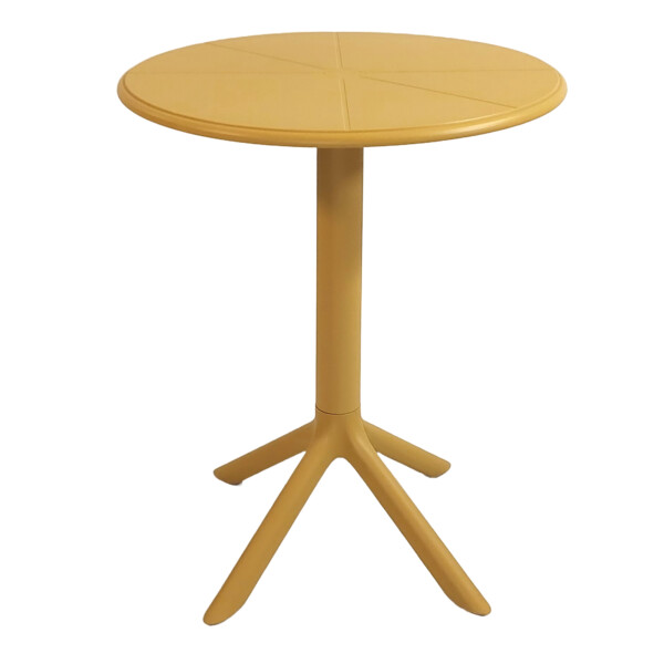 Europa Leisure Anders Bistro Table In Saffron Yellow - Europa Leisure (UK)