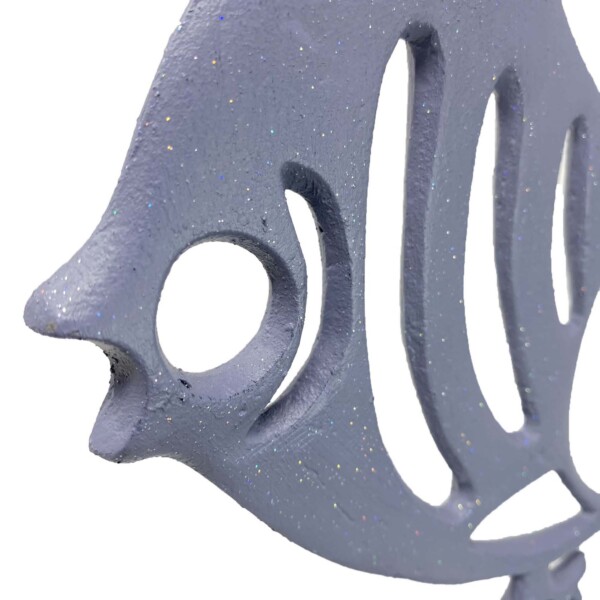 Europa Leisure Angel Fish - Elur Iron Ornament Grey Shimmer - Europa Leisure (UK)