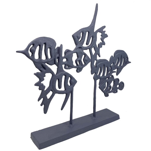 Europa Leisure Angel Fish Shoal - Elur Iron Ornament Grey Shimmer - Europa Leisure (UK)