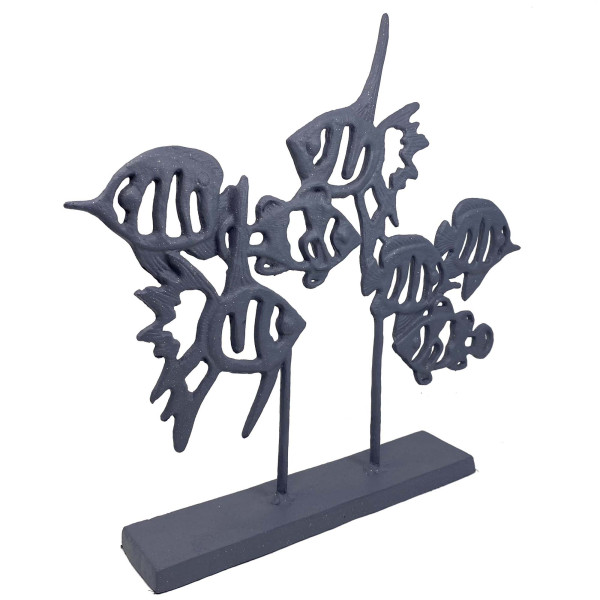 Europa Leisure Angel Fish Shoal - Elur Iron Ornament Grey Shimmer - Europa Leisure (UK)