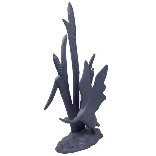 Europa Leisure Bird In Reeds Elur - Iron Ornament Grey Shimmer - Europa Leisure (UK)