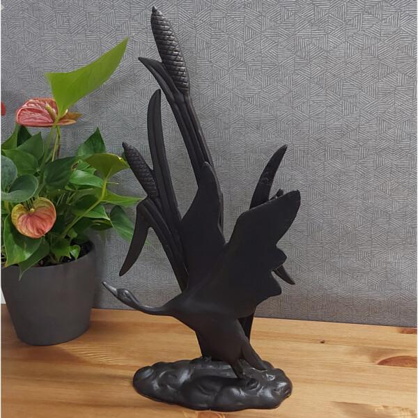 europa leisure Bird In Reeds Elur - Iron Ornament Mocha - Europa Leisure (UK)