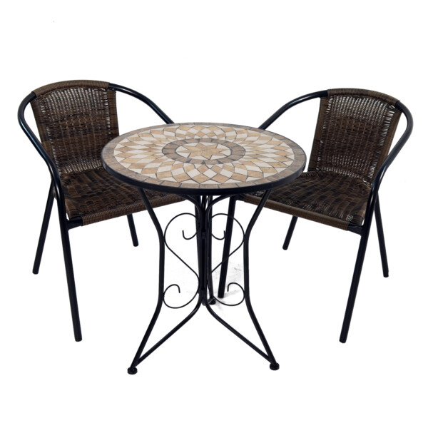 Europa Leisure BRAVA BISTRO 60cmSet - 2 X SAN REMO Chair