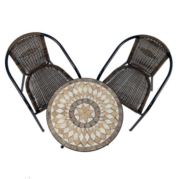 Europa Leisure BRAVA BISTRO 60cmSet - 2 X SAN REMO Chair