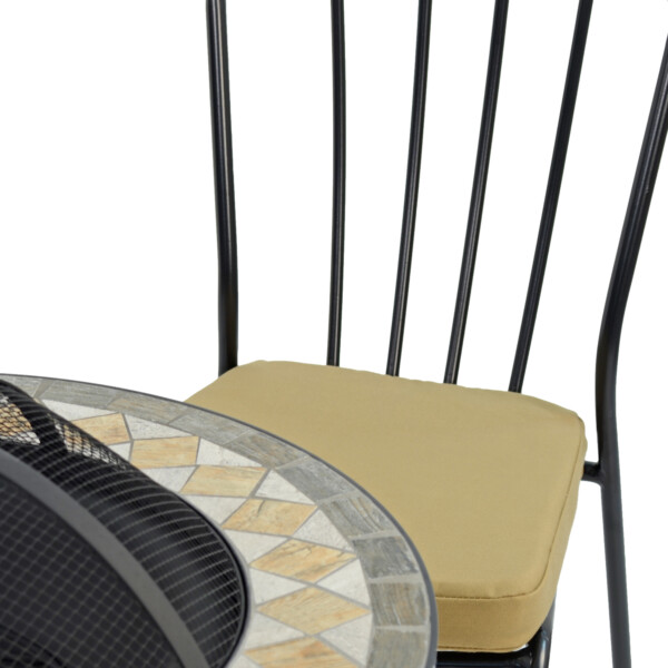 Europa Leisure Brava Fire Pit 60cm Set With 2 Milan Chairs