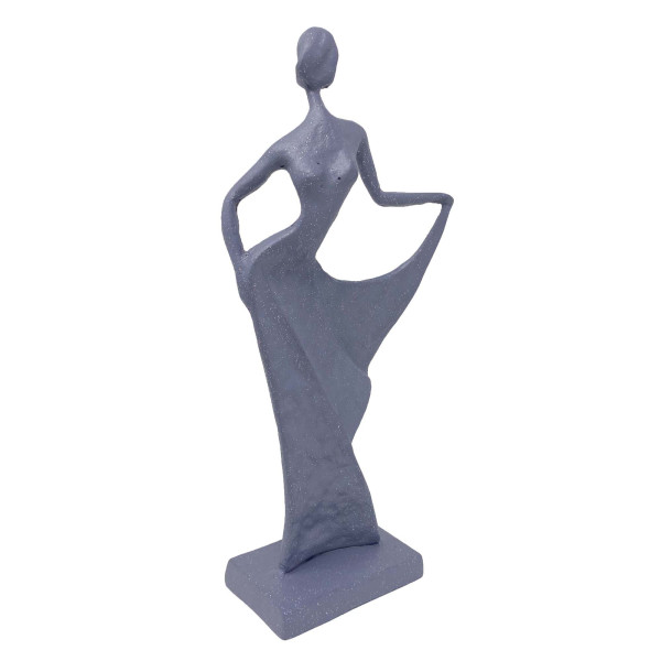 Europa Leisure Brigitte Chic Lady - Elur Iron Figurine Grey Shimmer - Europa Leisure (UK)