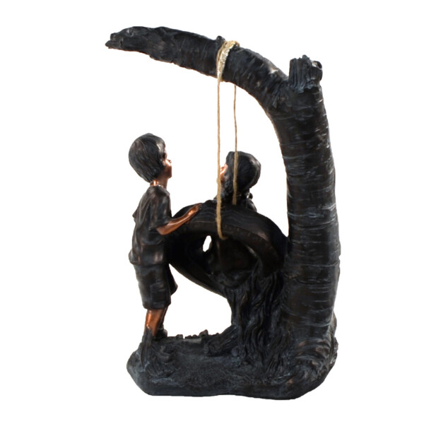 Europa Leisure Bronze Effect Children On Tyre Swing