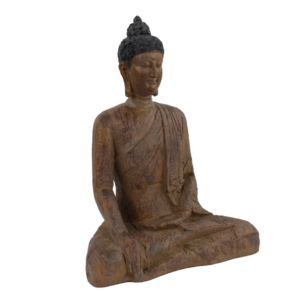 Europa Leisure Buddha Sitting Carved Wood Effect - Europa Leisure (UK)