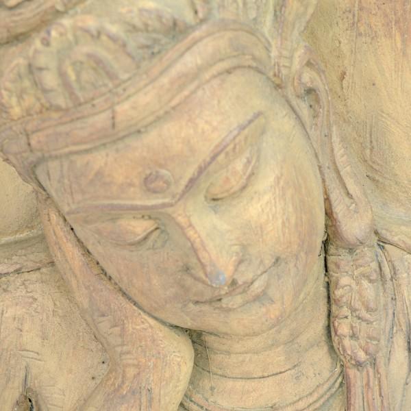 Europa Leisure Buddha Wall Plaque - Carved Wood Effect - Europa Leisure (UK)