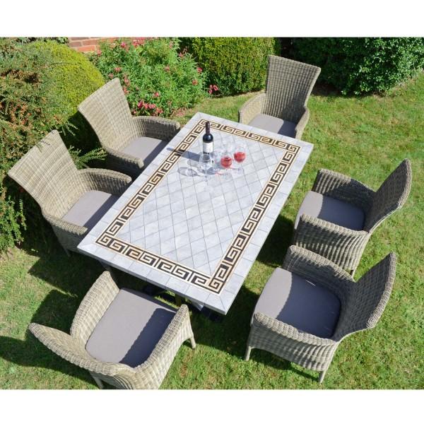 Europa Leisure BURLINGTON Dining Table With 6 DORCHESTER Chairs Set