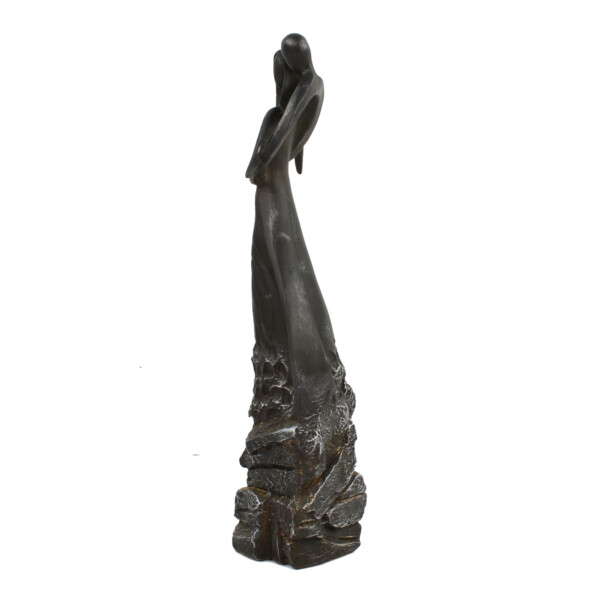 Europa Leisure Caring Embrace Black Contemporary Statue