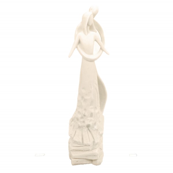 Europa Leisure Caring Embrace White Contemporary Statue