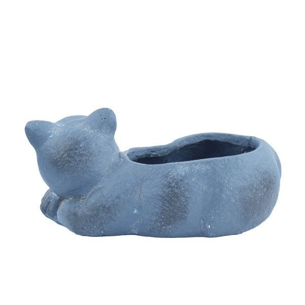 Europa Leisure Cat Planter - Blue Iron Effect - Europa Leisure (UK)