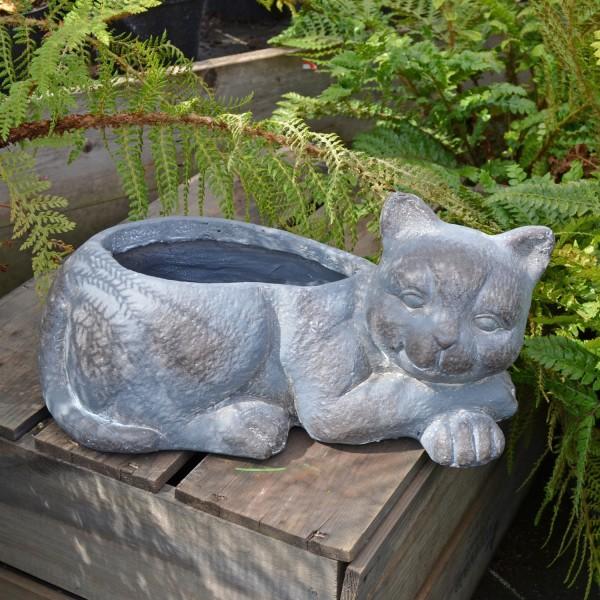 europa leisure Cat Planter - blue iron effect - Europa Leisure (UK) europa leisure Cat Planter - blue iron effect - Europa Leisure (UK)