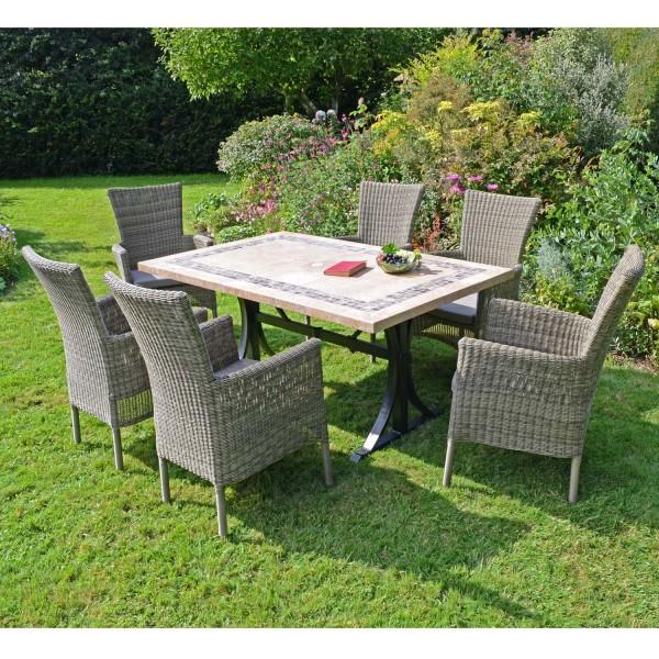 Europa Leisure CHARLESTON Dining Table With 6 DORCHESTER Chairs Set