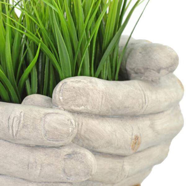 Europa Leisure Cupped Hands Planter - Weathered Stone Effect - Europa Leisure (UK)