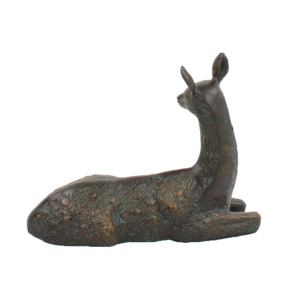 Europa Leisure Deer Lying Small Aluminium - Dark Verdigris - Europa Leisure (UK)