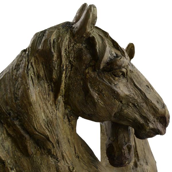 Europa Leisure Double Horse Head Carved Wood Effect - Europa Leisure (UK)